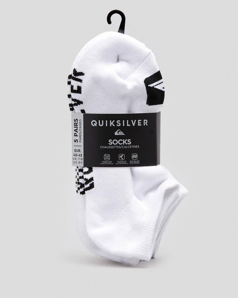 Quiksilver Ankle Socks 5 Pack for Mens