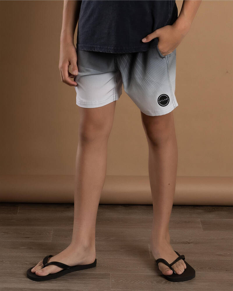 Skylark Boys' Detection Elastic Waist Shorts for Mens