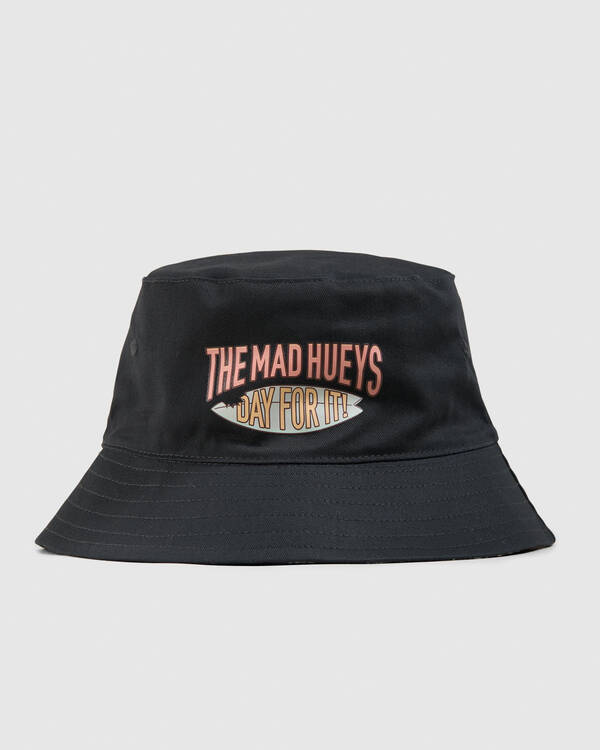 The Mad Hueys Day For It Froggies Reversible Bucket Hat for Mens