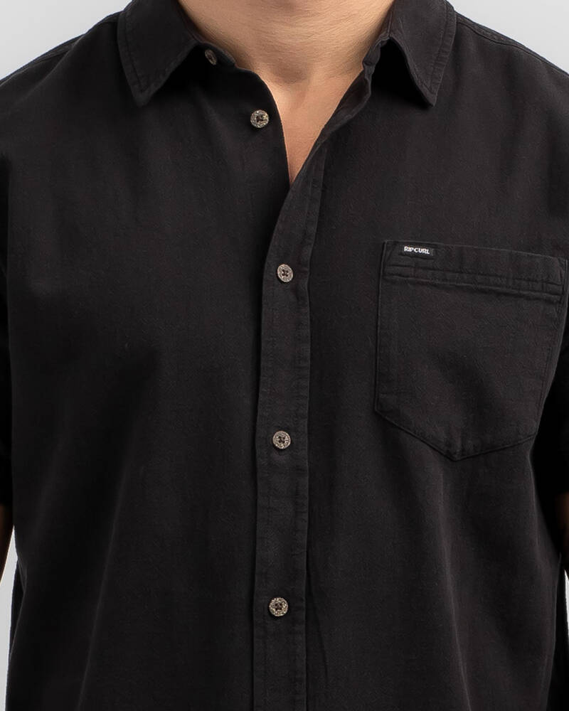 Rip Curl Washed Short Sleeve Shirt for Mens