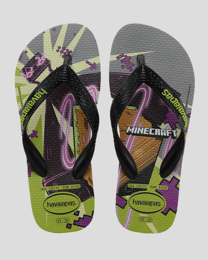 Havaianas Kids' Top Minecraft Thongs for Mens