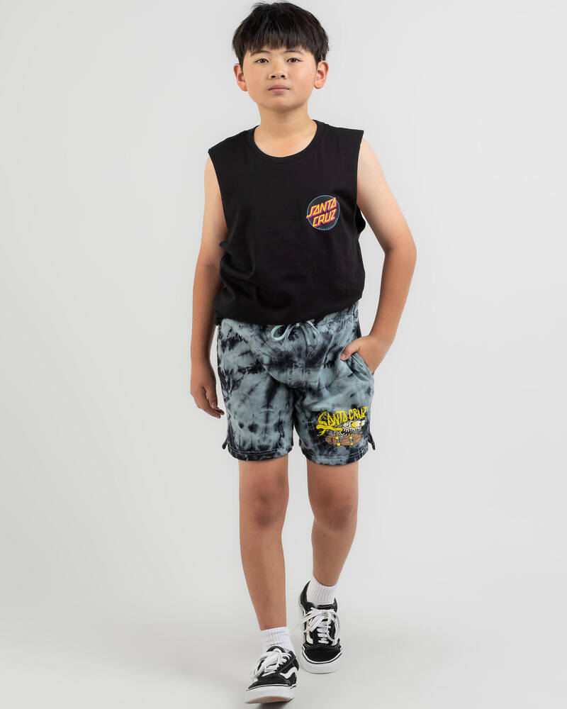 Santa Cruz Boys' Bone Slasher Walk Shorts for Mens