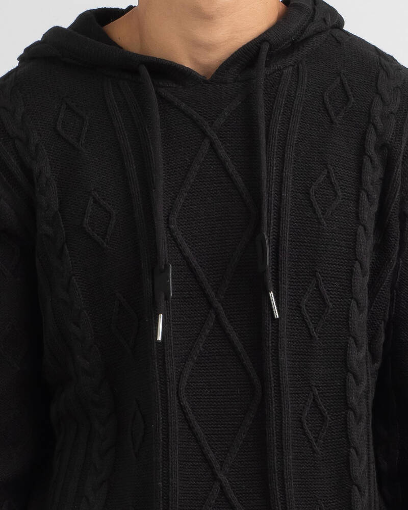 Lucid Reaction Knit Hoodie for Mens