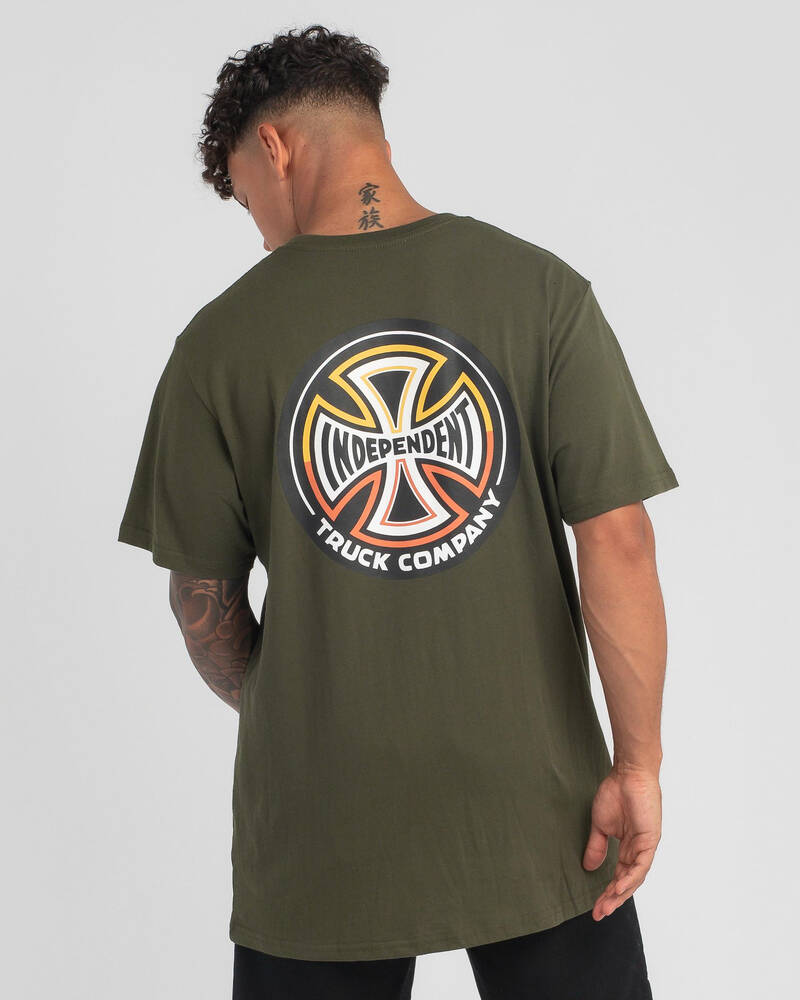 Independent Split Cross T-Shirt for Mens