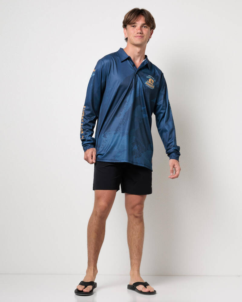 The Mad Hueys Caught Fk All Jaw Fishing Shirt for Mens