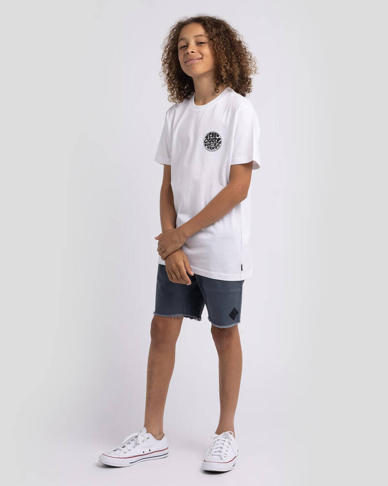 Rip Curl Boys' Wetsuit Icon Logo T-Shirt for Mens