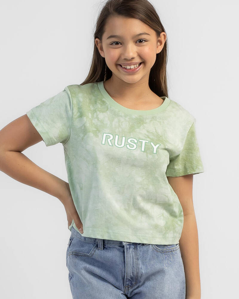 Rusty Girls' Tide Eye Cropped T-Shirt for Womens