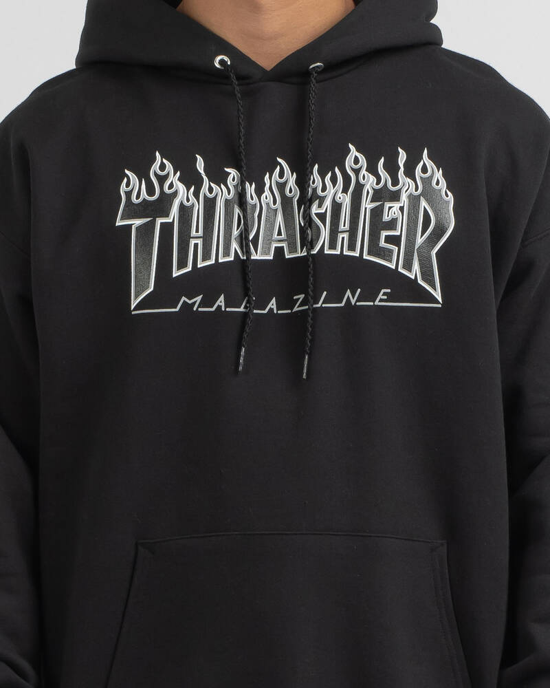 Thrasher Flame Logo Hoodie for Mens