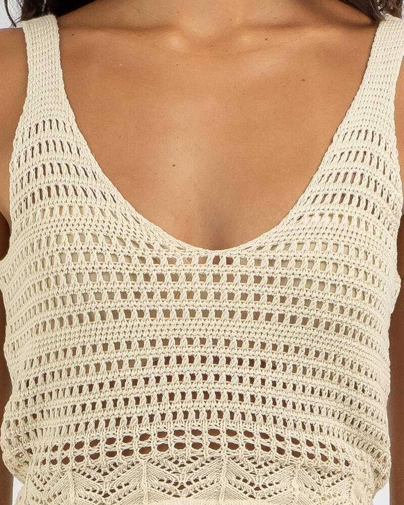 Rip Curl Sea Of Dreams Crochet Top for Womens