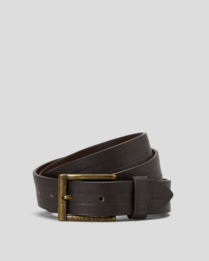 Billabong Barrel Leather Belt for Mens