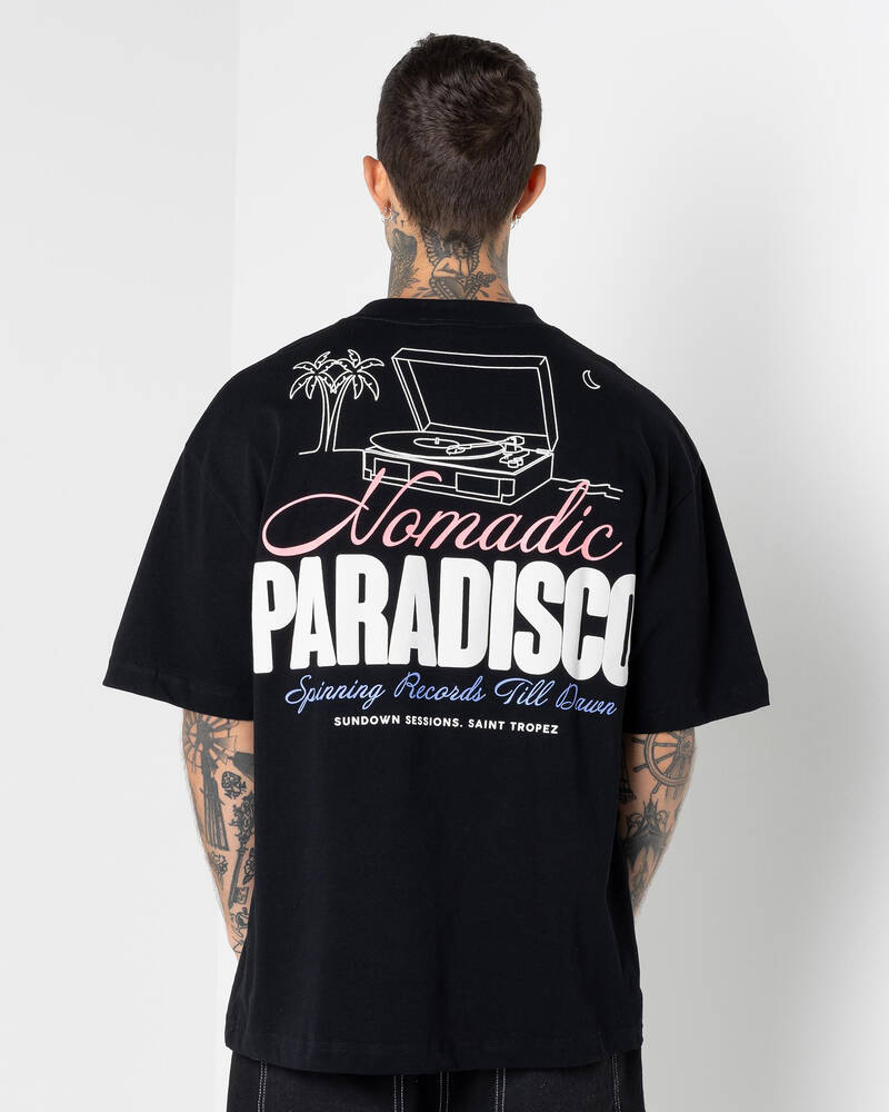 Nomadic Paradise Spinning Street T-Shirt for Mens