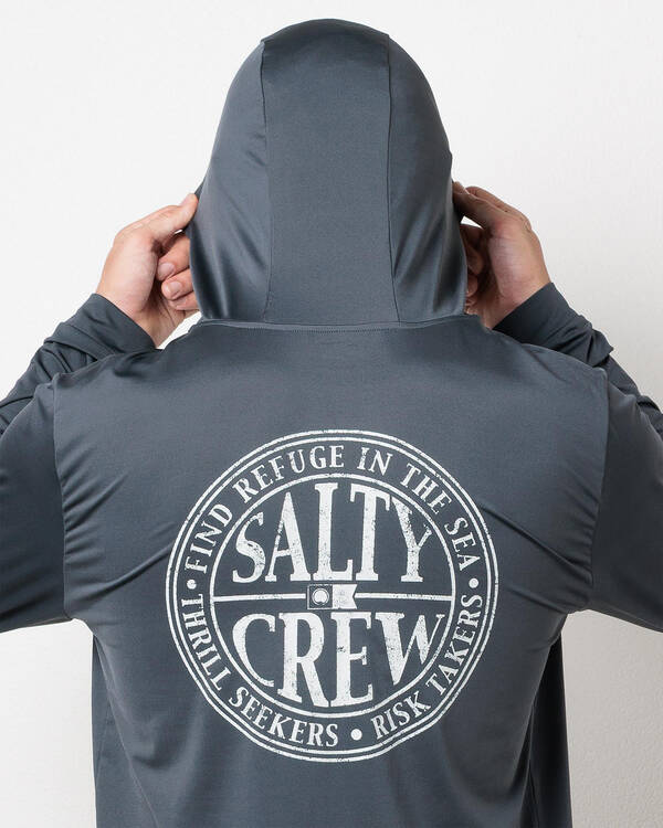 Salty Crew Global Hood Sunshirt for Mens