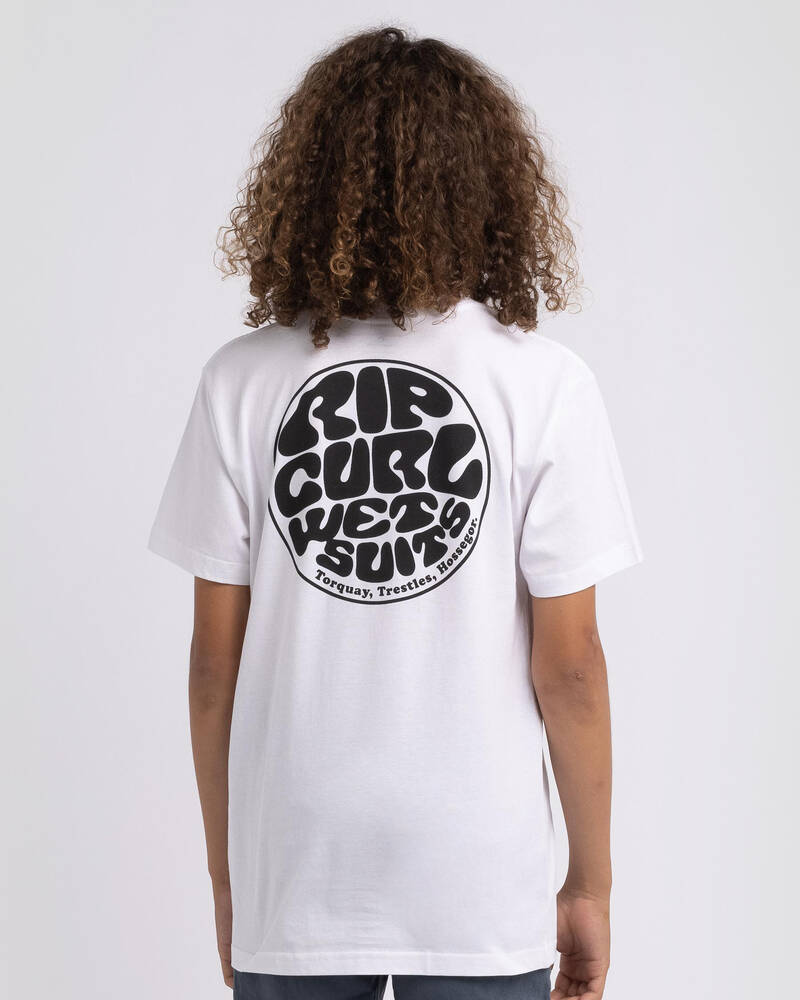 Rip Curl Boys' Wetsuit Icon Logo T-Shirt for Mens