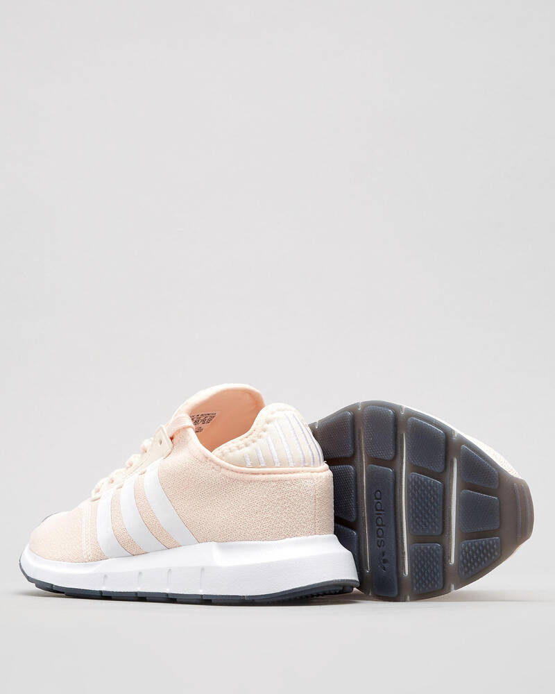 Shop adidas Womens Swift Run X Shoes In Pink Tint/white/black Fast