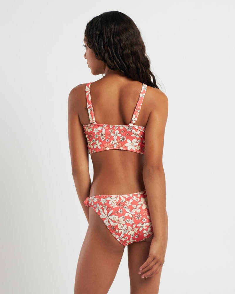 Roxy Girls' Fab Floral Crop Bikini Set for Womens