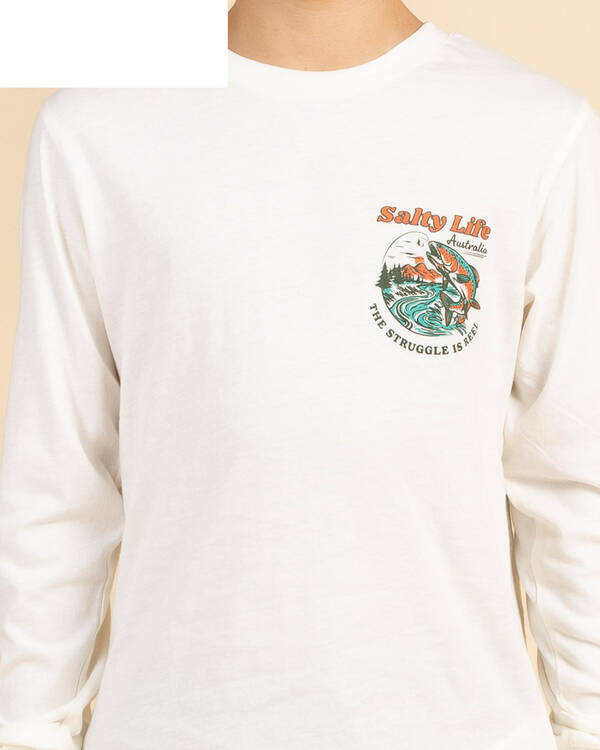 Salty Life Boys' Reel Zone Long Sleeve T-Shirt for Mens