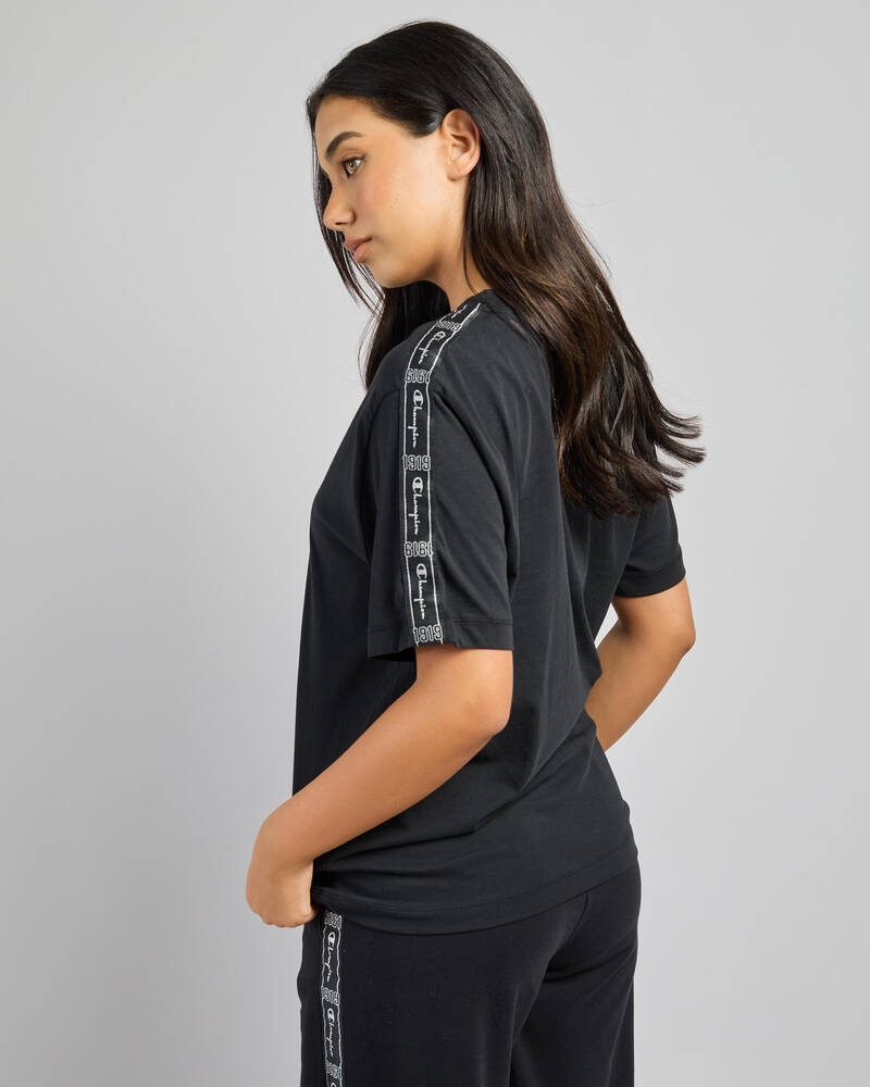 Champion Lux Taping Loose Fit T-Shirt for Womens