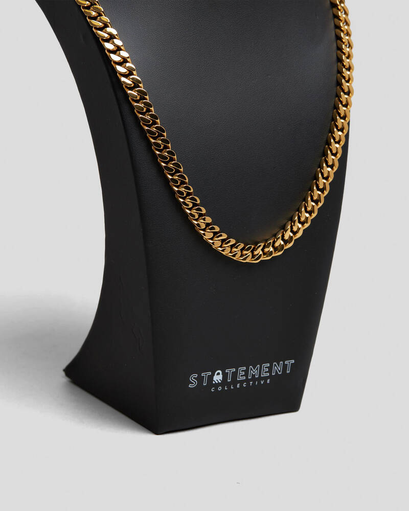 Statement Collective 9MM Cuban Chain Necklace for Mens