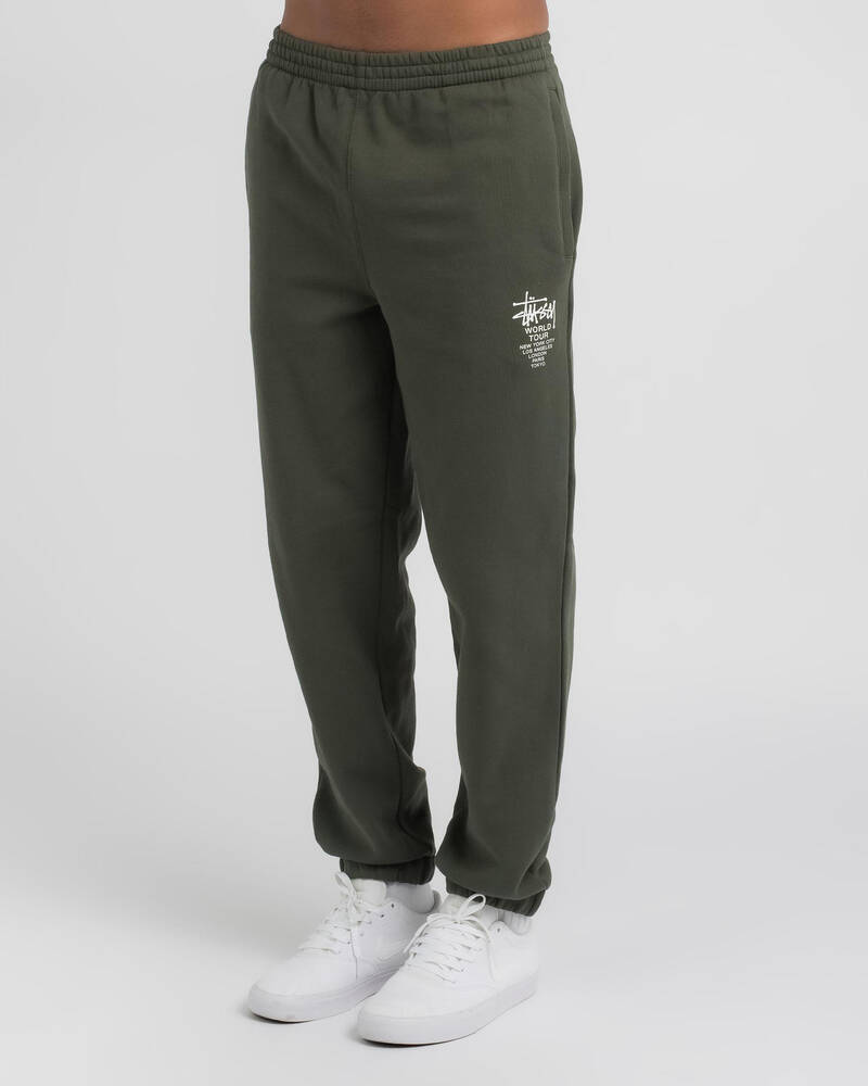Stussy World Tour Track Pants for Mens