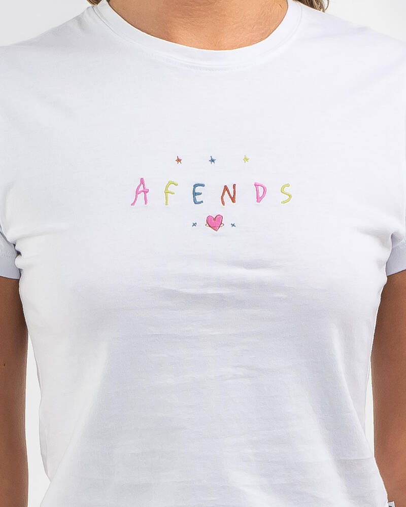Afends Funhouse Baby Tee for Womens