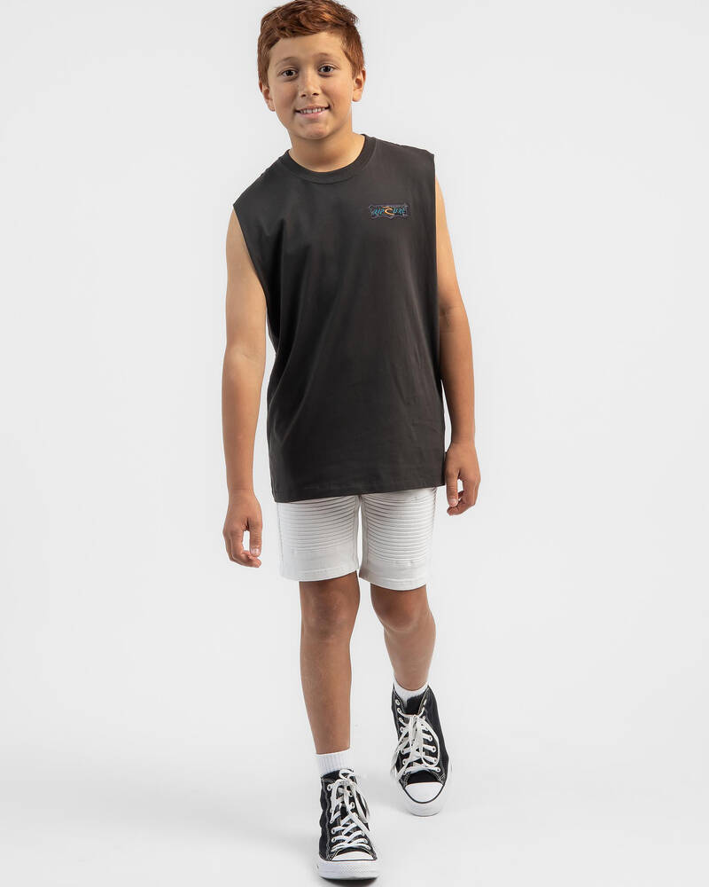 Rip Curl Boys' Fader Shield Muscle Tank for Mens