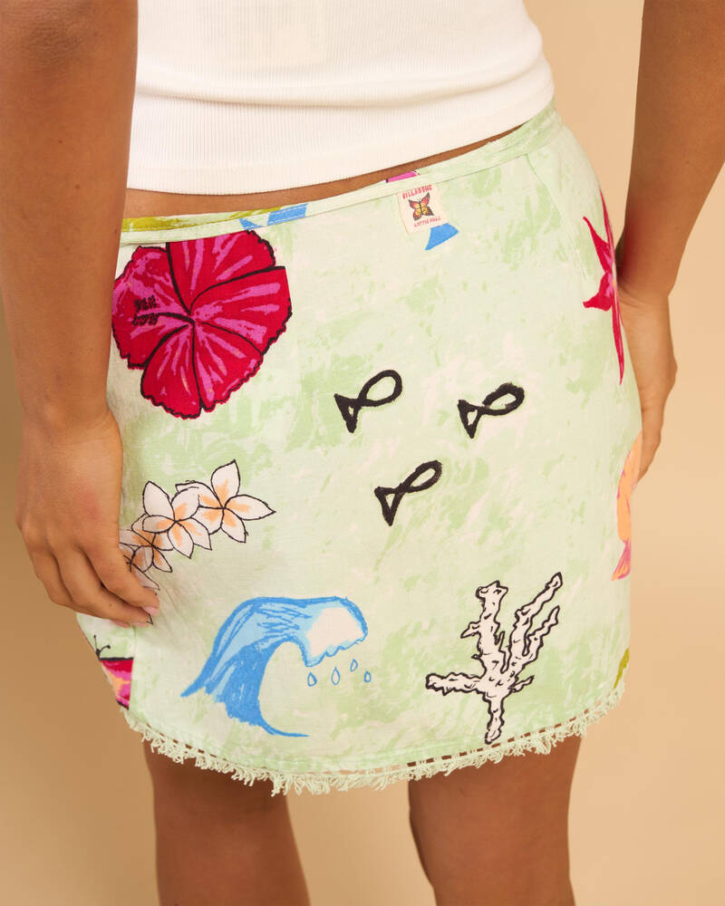 Billabong Lottie Hall Woven Mini Skirt for Womens