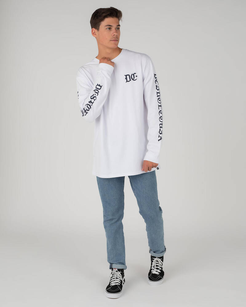DC Shoes Old School Long Sleeve T-Shirt for Mens