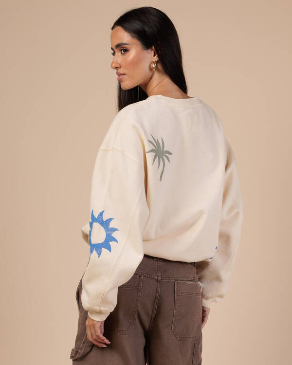 Billabong Water Signs Kendall Crewneck Sweatshirt for Womens