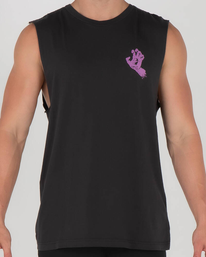 Santa Cruz Screaming Mono Hand Muscle Tank for Mens