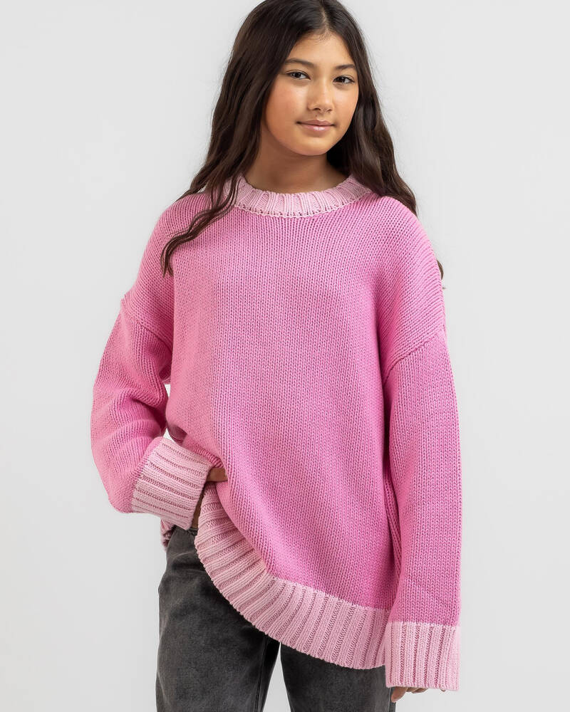 Ava And Ever Girls' Tony Crew Neck Knit Jumper for Womens