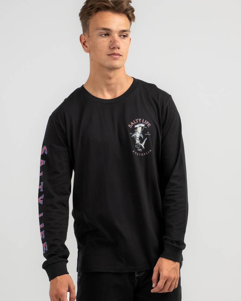 Salty Life Hammer Long Sleeve T-Shirt for Mens