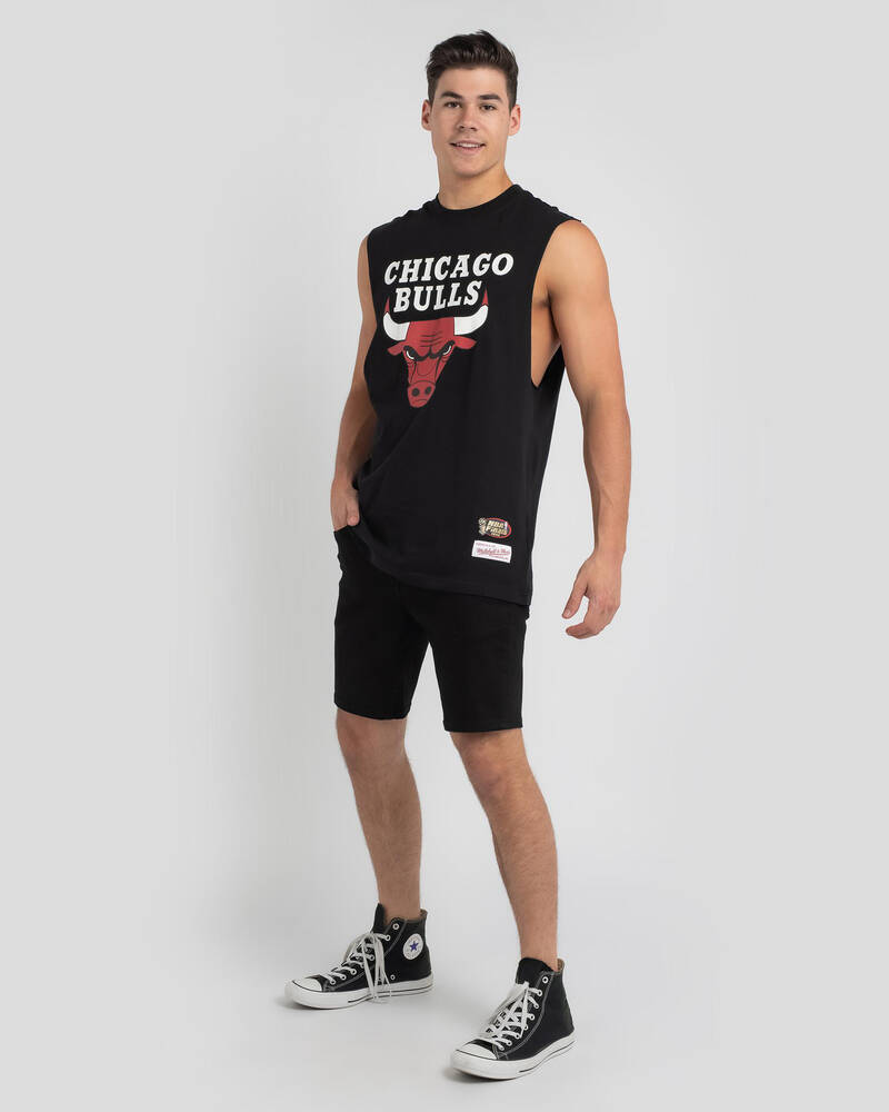 Mitchell & Ness Chicago Bulls Retro Repeat Muscle Tank for Mens