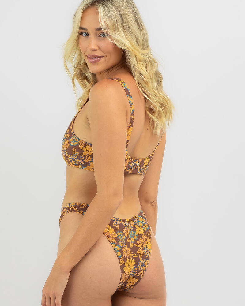 Rhythm Oasis Floral High Cut Bikini Bottom for Womens