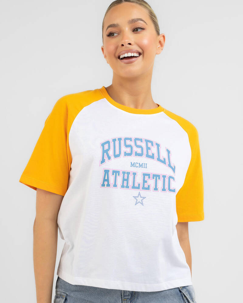 Russell Athletic Half Time Raglan T-Shirt for Womens