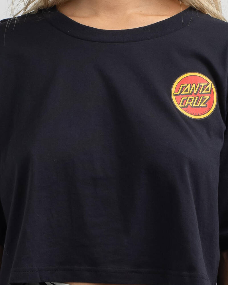 Santa Cruz Retro Dot Boxy T-Shirt for Womens