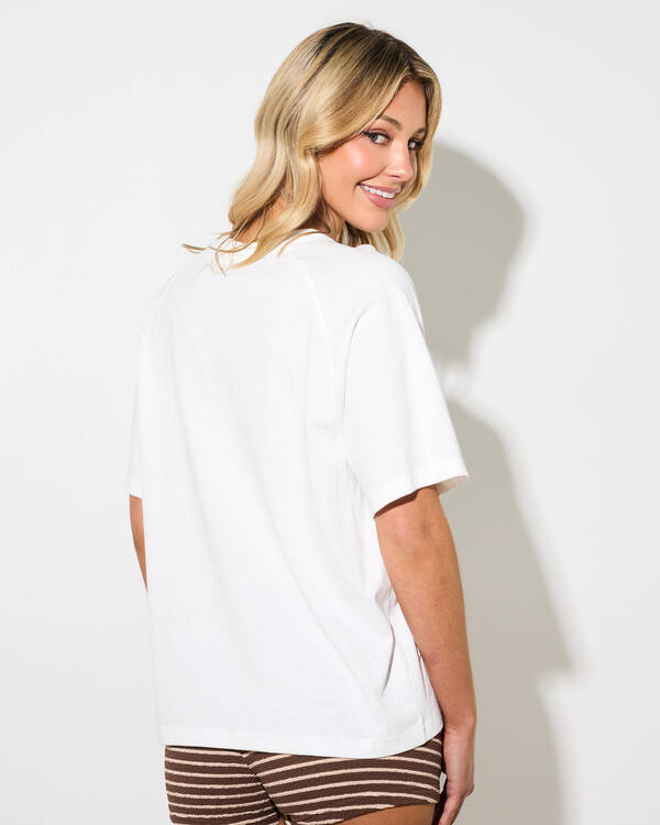 Rhythm Ocean Sounds Raglan Tee for Womens