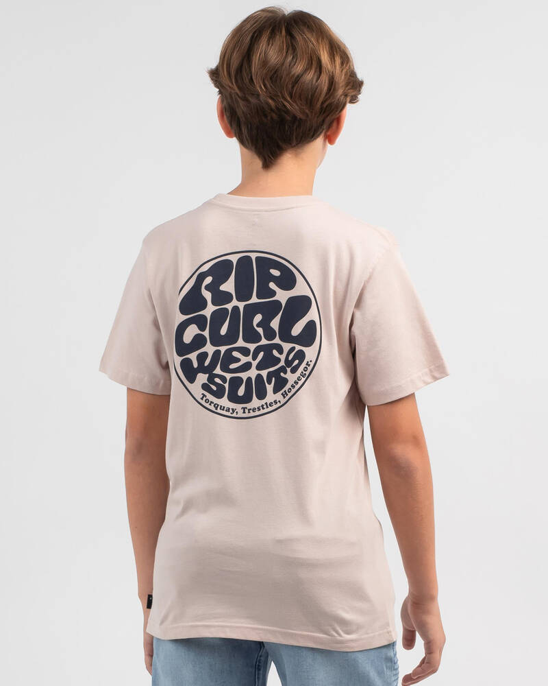 Rip Curl Boys' Wetsuit Icon Logo T-Shirt for Mens