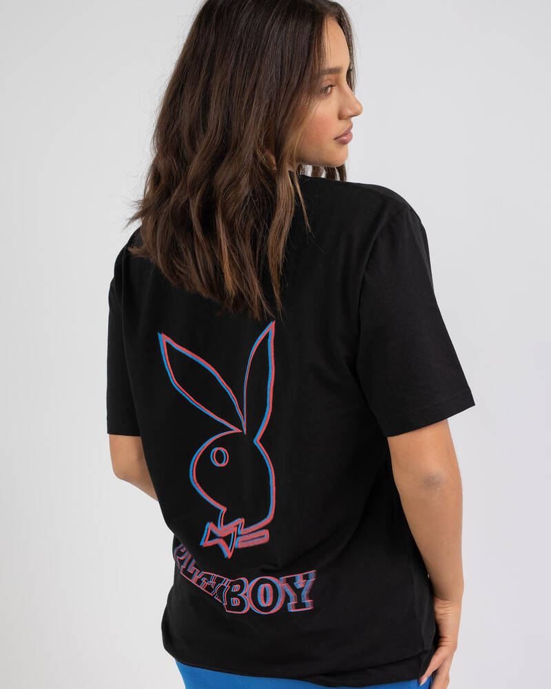Playboy 3D Bunny T-Shirt for Womens