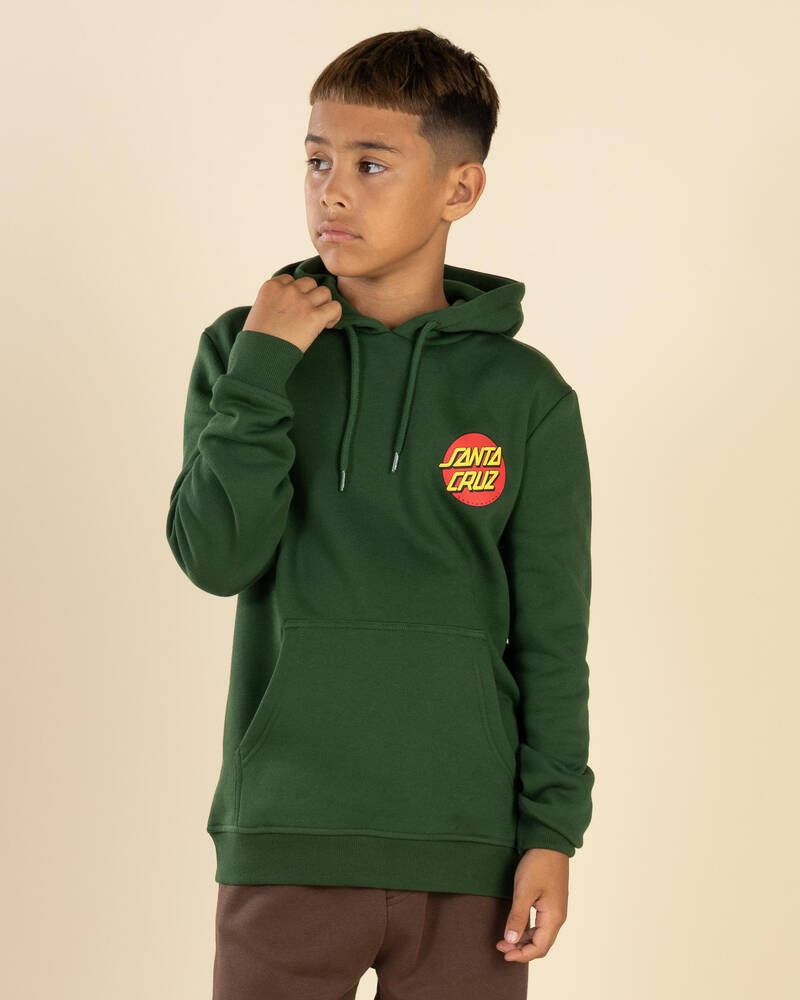 Santa Cruz Boys' Classic Dot Puff Chest Hoodie for Mens