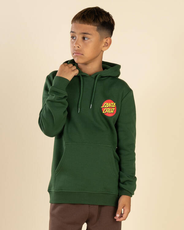 Santa Cruz Boys' Classic Dot Puff Chest Hoodie for Mens