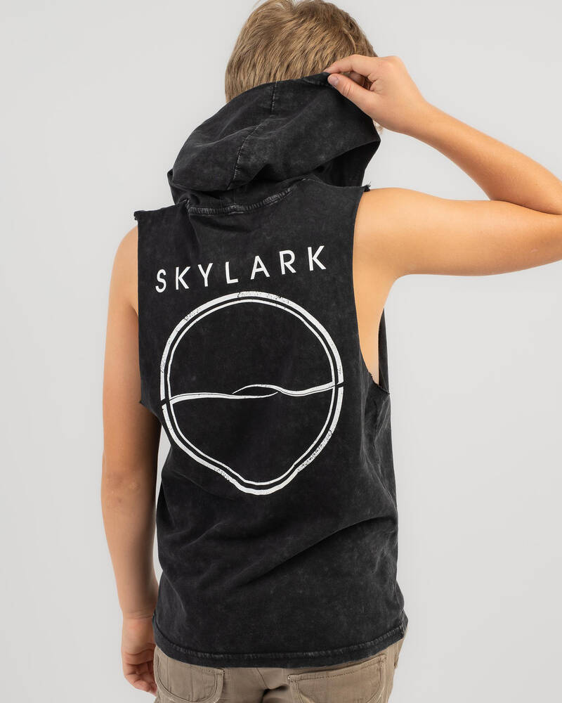 Skylark Boys' Sky Bound Hooded Muscle Tank for Mens