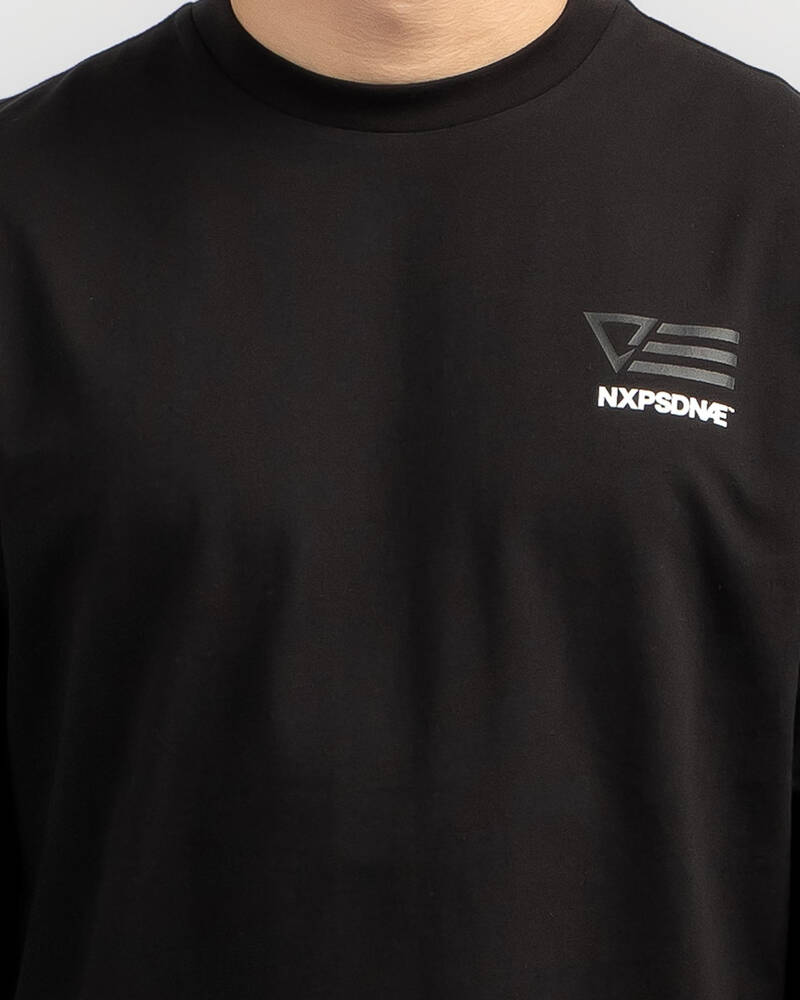 Nena & Pasadena Parti Heavy Relaxed Long Sleeve T Shirt for Mens