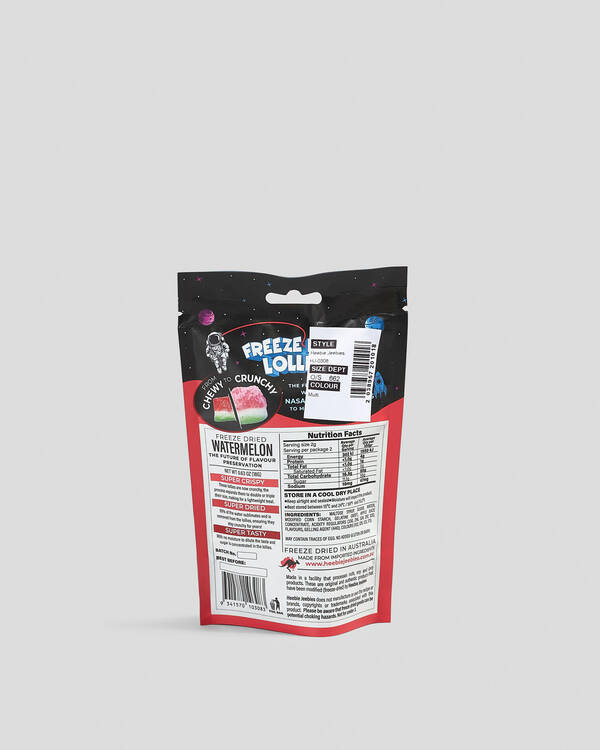 Heebie Jeebies Mini Freeze Dried Watermelon Lollies for Unisex