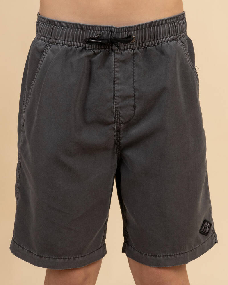 Billabong Boys' All Day Overdye Layback Beach Shorts for Mens