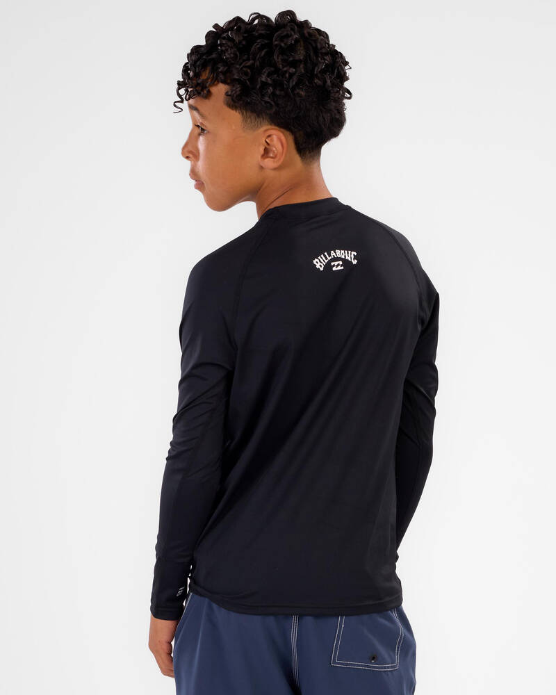 Billabong Boys' All Day Arch Fade Long Sleeve Rash Vest for Mens