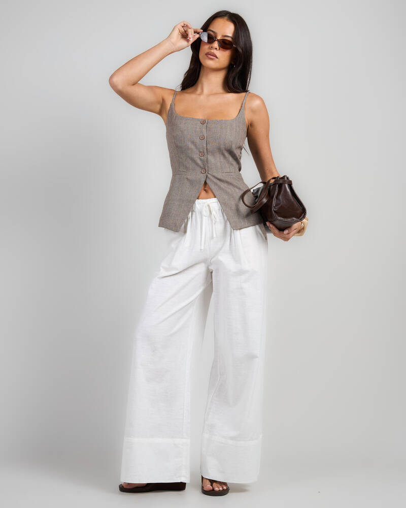 Ava And Ever Koda Herringbone Vest for Womens