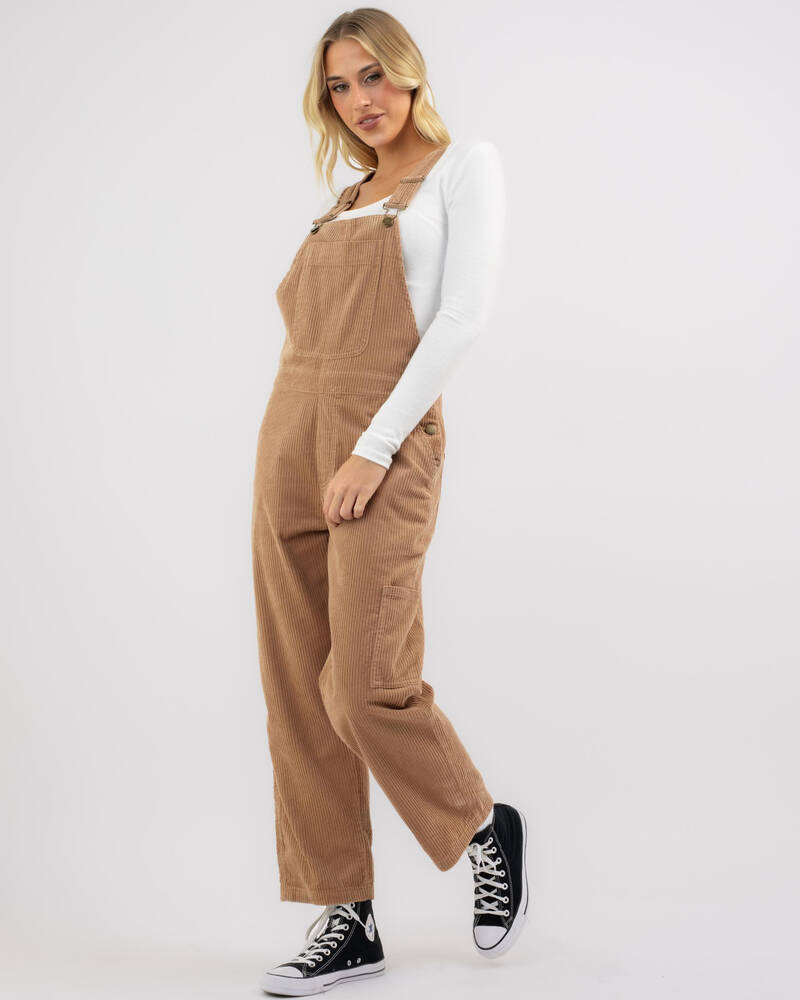 Billabong Leia Cord Overalls for Womens