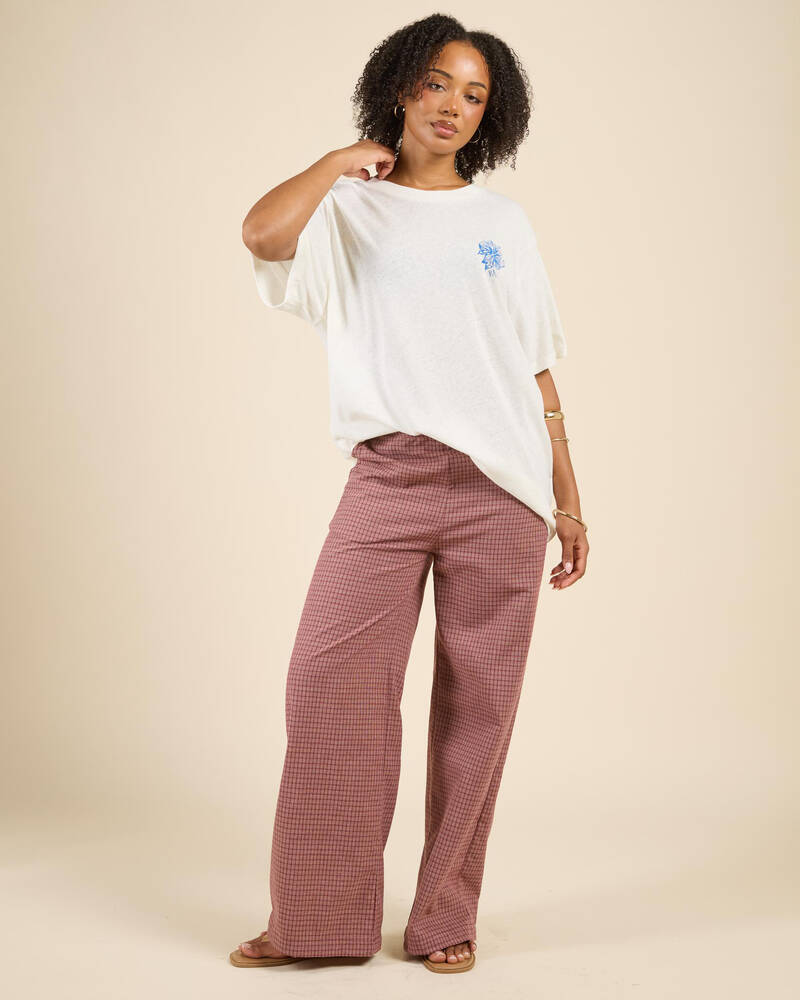 Rhythm Surf Rider Oversized T-Shirt for Womens