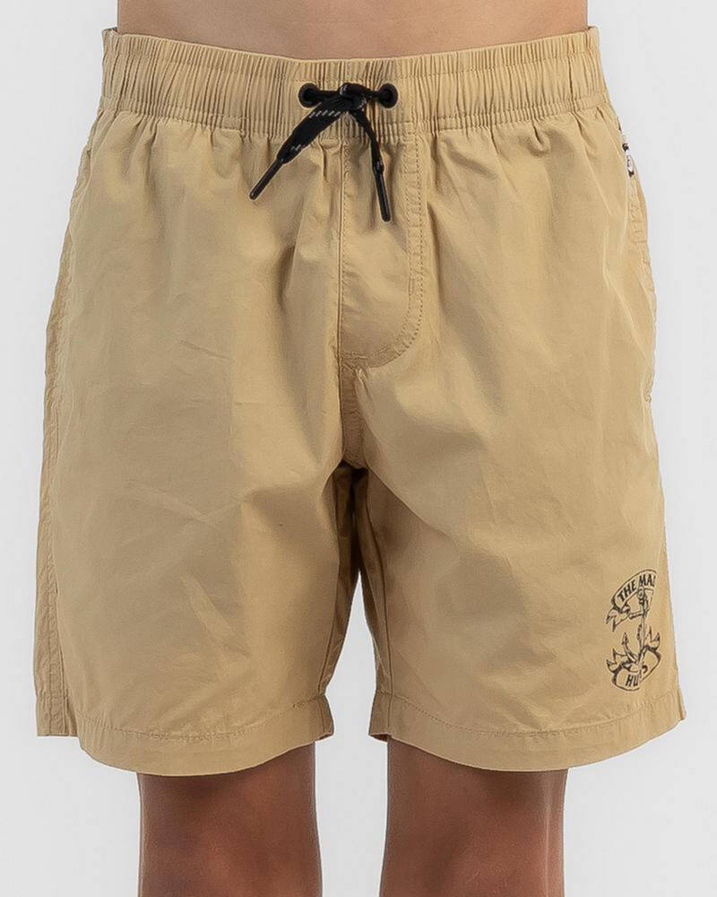 The Mad Hueys Boys' Anchorage Volley Shorts for Mens