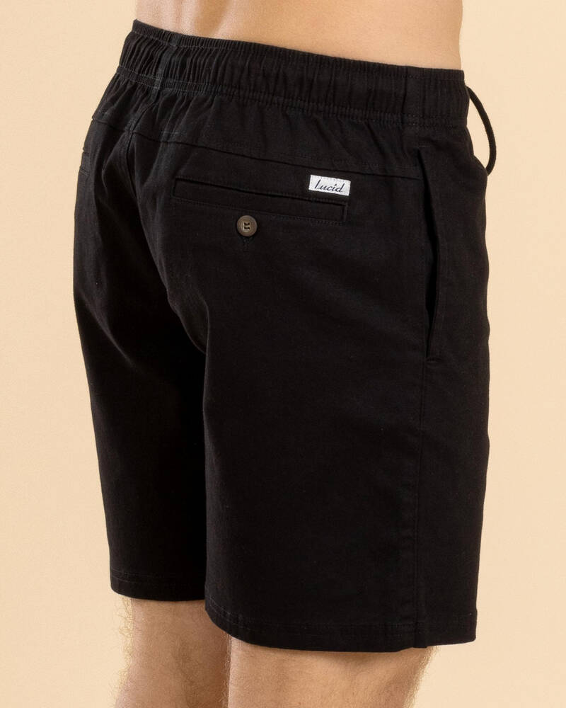 Lucid Urbane Elastic Waist Shorts for Mens